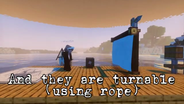 Sails with relaistic physics